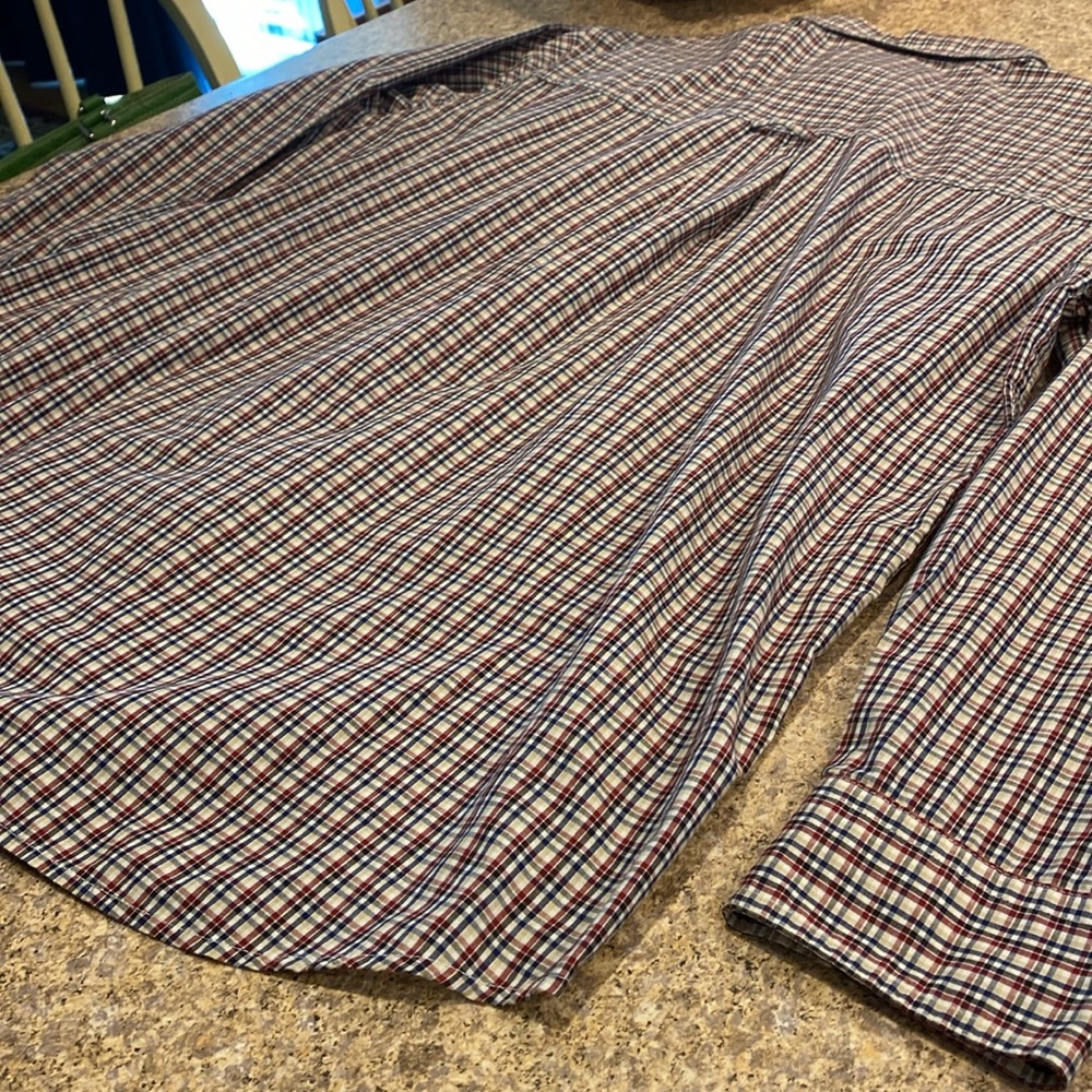 Chaps Long Sleeve Button Down Shirt Large Easy Care - Picture 10 of 13